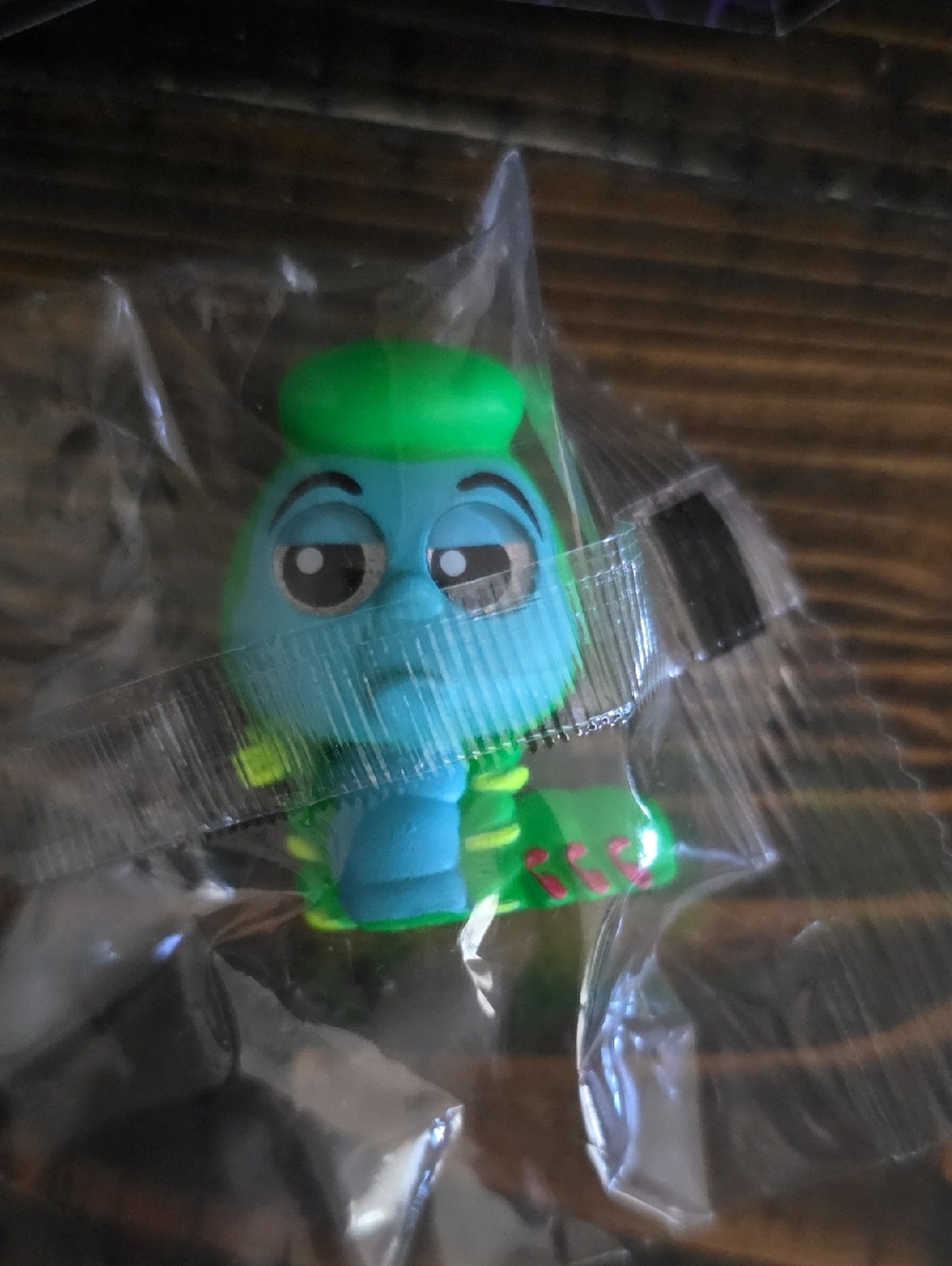Rare Caterpillar Disney Doorables Neon Glow Toy